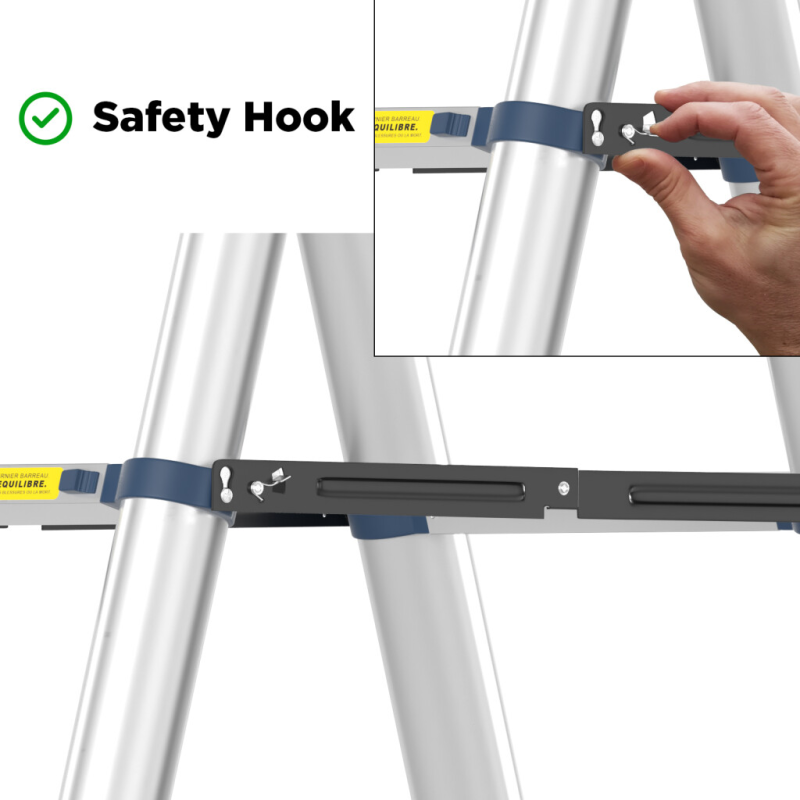 Double Telescopic Ladder 4.4m C Line